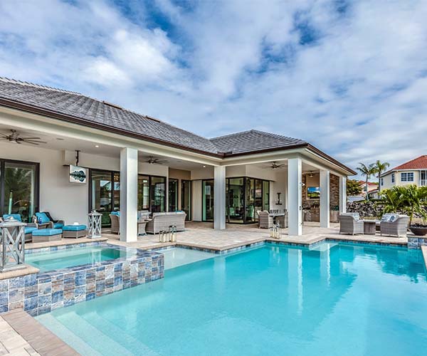 Outdoor area at florida home